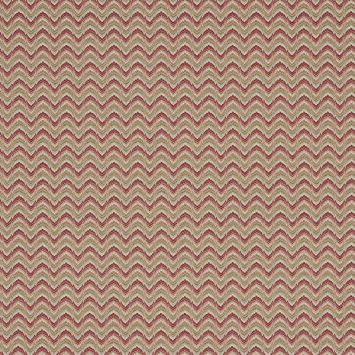 Colefax & Fowler Zita Red/Green F5000-01 – detail van de stof