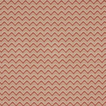 Colefax & Fowler Zita Tomato/Sand F5000-02 – detail van de stof