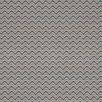 Colefax & Fowler Zita Blue/Taupe F5000-04 – detail van de stof