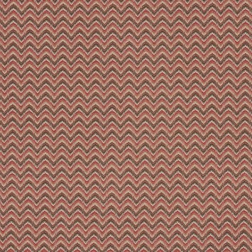 Colefax & Fowler Zita Red/Brown F5000-05 – detail van de stof