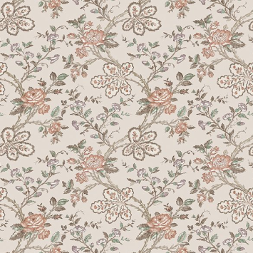Nina Campbell Dauphine Geneviève Taupe / Antique Rose / Linen NCF4621-02