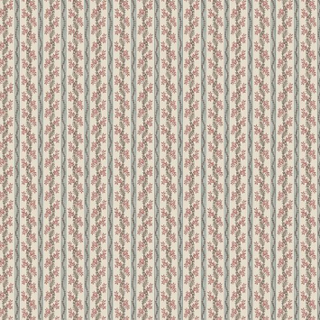 Nina Campbell Dauphine Odile Duck Egg / Red NCF4622-01
