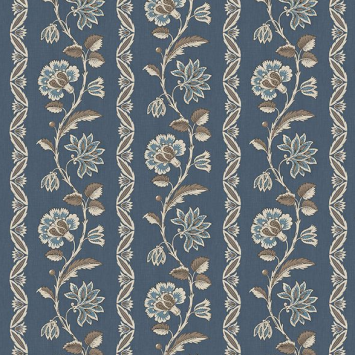 Nina Campbell Dauphine Bertin Indigo / Chocolate NCF4625-04