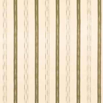 Mulberry Home Awning Stripe Green FD859.S101 fabric pattern detail