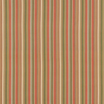 Mulberry Home Garden Stripe Red/Green FD863.V90 fabric pattern detail