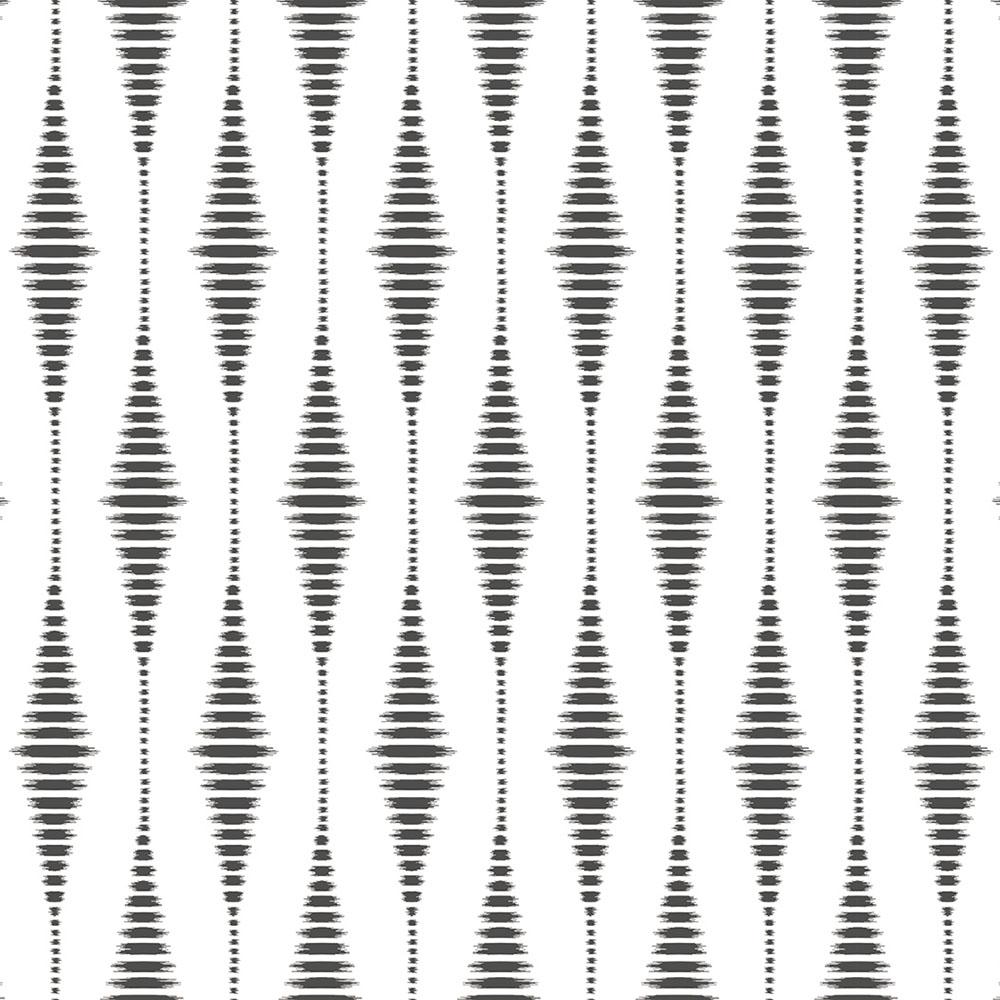 Ikat Diamond Grasscloth