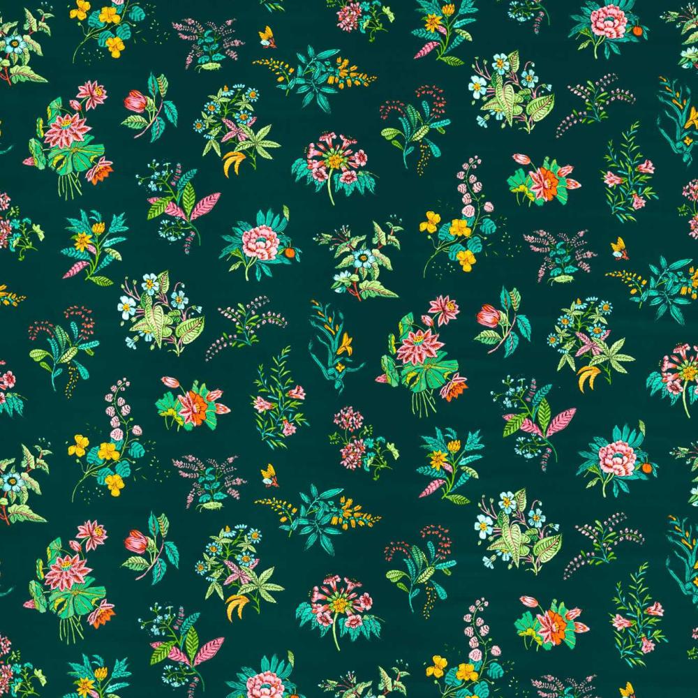 Woodland Floral Velvet