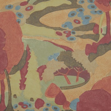 Liberty Autumn Landscape LACQUER MOSS - afbeelding 1