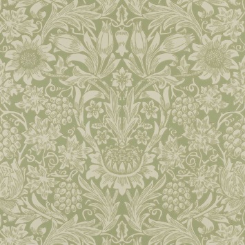 Morris & Co Sunflower Artichoke behangpatroon MOW0172-01
