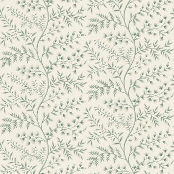Nina Campbell Lamballe Aqua / Ivory NCW4630-04