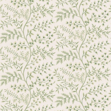 Nina Campbell Lamballe Green / Ivory NCW4630-05