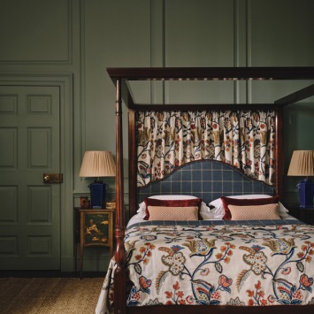 Colefax & Fowler Seymour – sfeerfoto, afgebeelde kleur Red/Blue