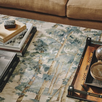 Colefax & Fowler Birchwood – sfeerfoto, afgebeelde kleur Forest Green