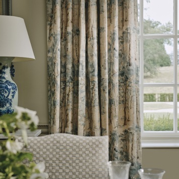 Colefax & Fowler Birchwood – sfeerfoto, afgebeelde kleur Forest Green