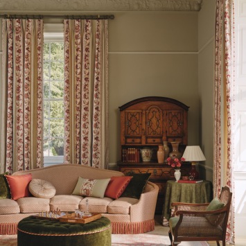 Colefax & Fowler Appleby – sfeerfoto, afgebeelde kleur Red/Green