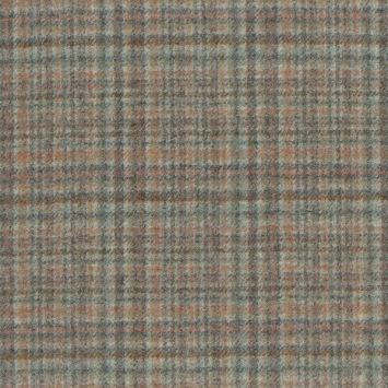 Osborne & Little Rannoch Wools Brae F8143-04 Charcoal / Chestnut stof