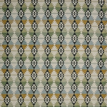 Osborne & Little Rannoch Wools Caledonia F8140-03 Emerald / Gold stof