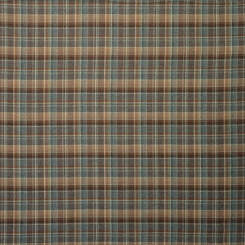 Osborne & Little Rannoch Wools Fyne F8144-04 Charcoal / Chestnut stof