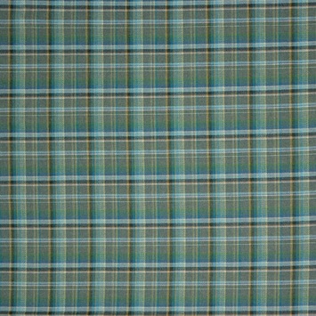 Osborne & Little Rannoch Wools Fyne F8144-05 Leaf / Denim stof