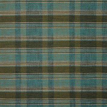Osborne & Little Rannoch Wools Kyle F8141-04 Olive / Lagoon stof