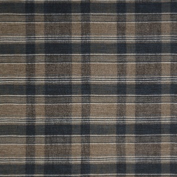 Osborne & Little Rannoch Wools Kyle F8141-05 Indigo / Caramel stof