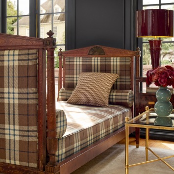 Thibaut - Savile - Percival Plaid - Sienna - W711330