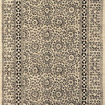 Pierre Frey Casa FP261002 Graphite - Isabelle De Borchgrave