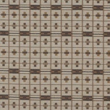 Sanderson Highgrove Wools Cotswold Check Linen/Muntjac SAF0538-01 - stofpatroon