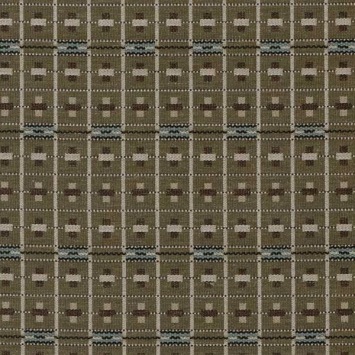 Sanderson Highgrove Wools Cotswold Check Moss/Mineral SAF0538-02 - stofpatroon