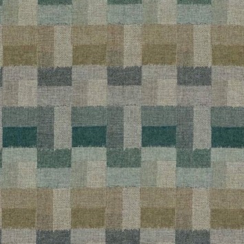 Sanderson Highgrove Wools Tavistone Wool Mineral Blue/Maple SAF0543-02 - stofpatroon