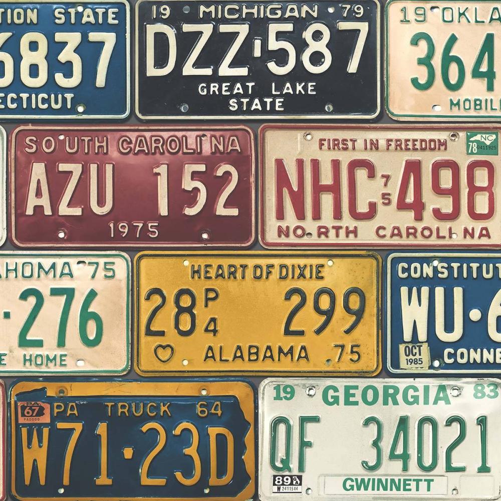 Detroit Licence Plates