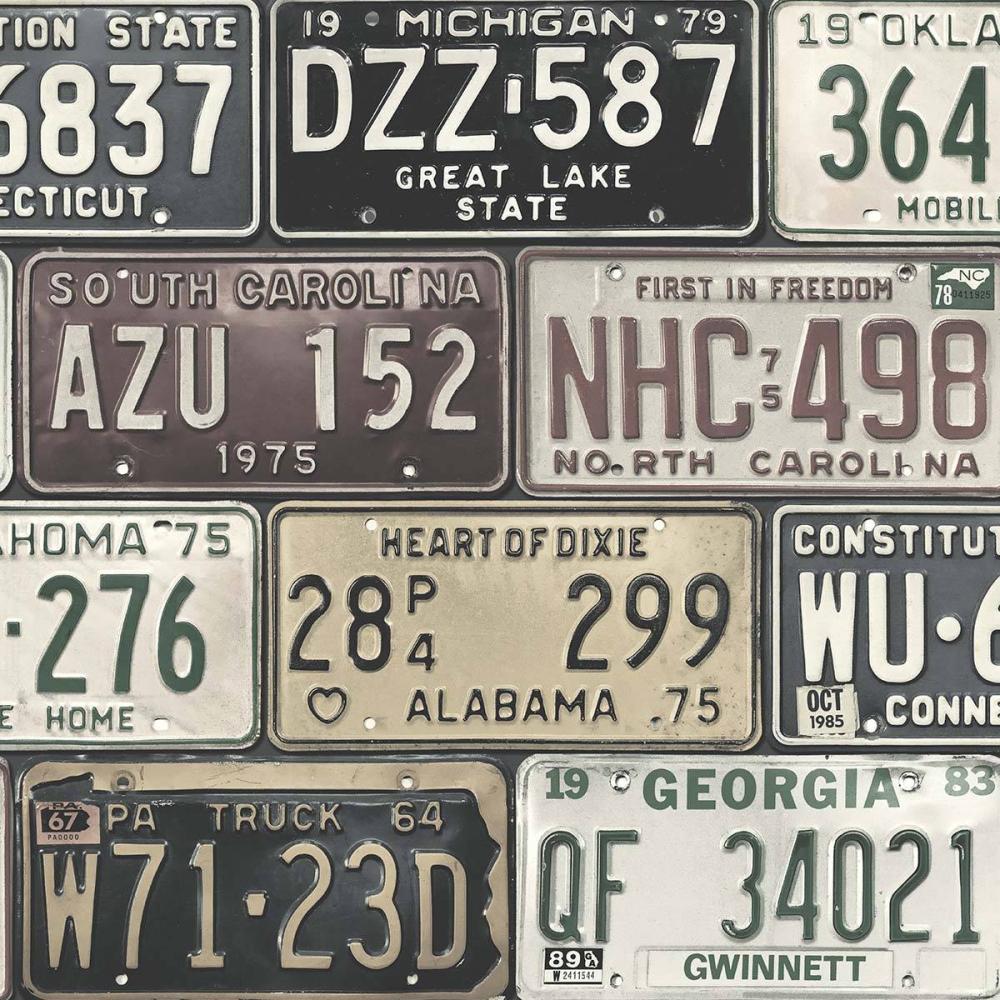 Detroit Licence Plates