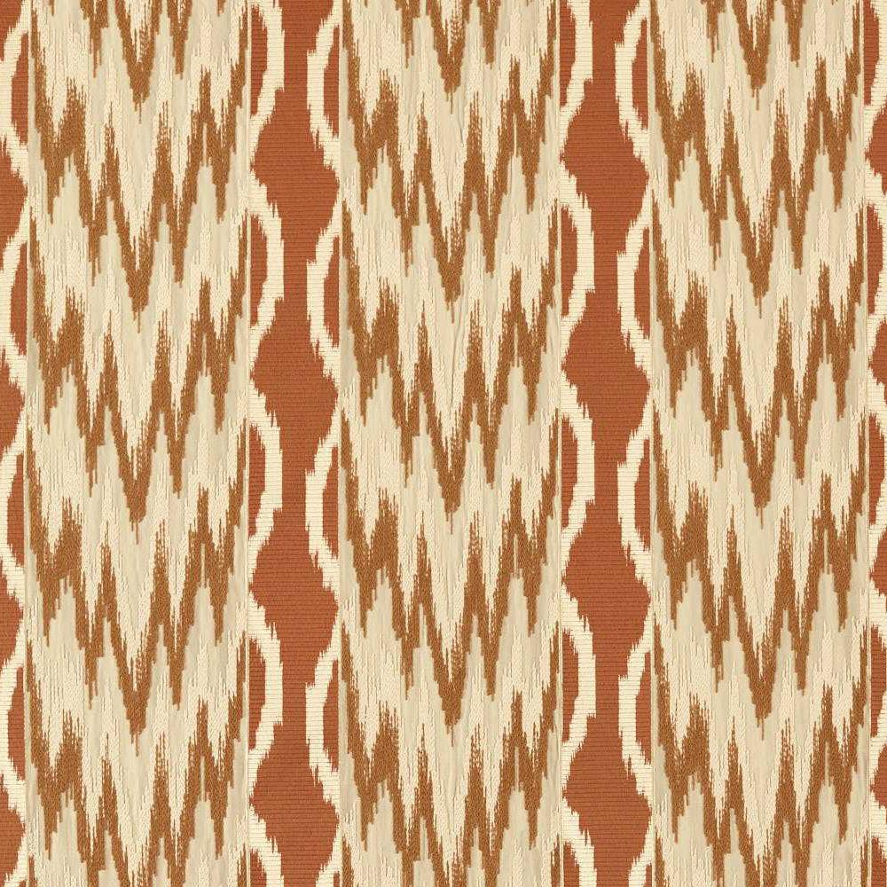 Embroidered Ikat Stripe